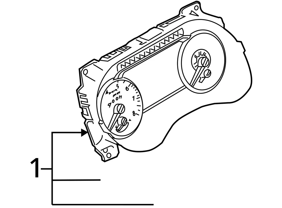 2024 Nissan Altima Speedometer Instrument Cluster Gauges 248109hf0a VC8S4 - Image 4 of 4