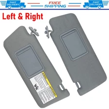 For 2005-2015 Toyota Tacoma Sun Visor Left Driver & Right Passenger Side 1 Pair 