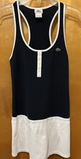 Vestido de tenis deportivo para mujer Lacoste blanco marino talla EU 40, US 8