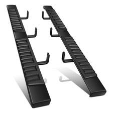 DNA Motoring 6 Inch Flat Running Boards Side Step Bars Compatible with 2005-2...
