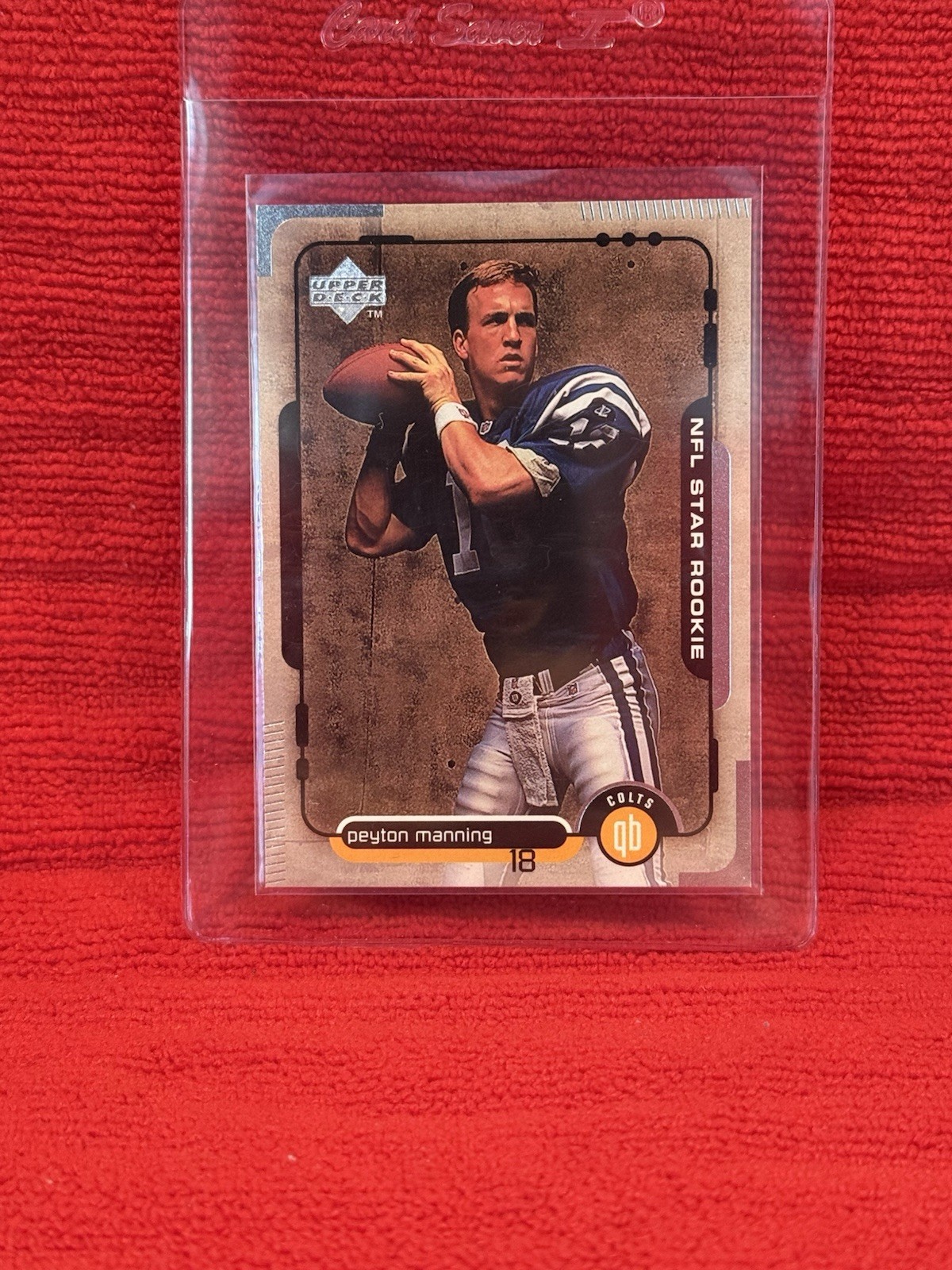 1998 Upper Deck - NFL Star Rookie Peyton Manning #1 (RC)