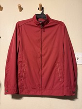 GIORGIO ARMANI Men’s Wind Breaker Or Waterproof Jacket. Wine Red , Size 56.