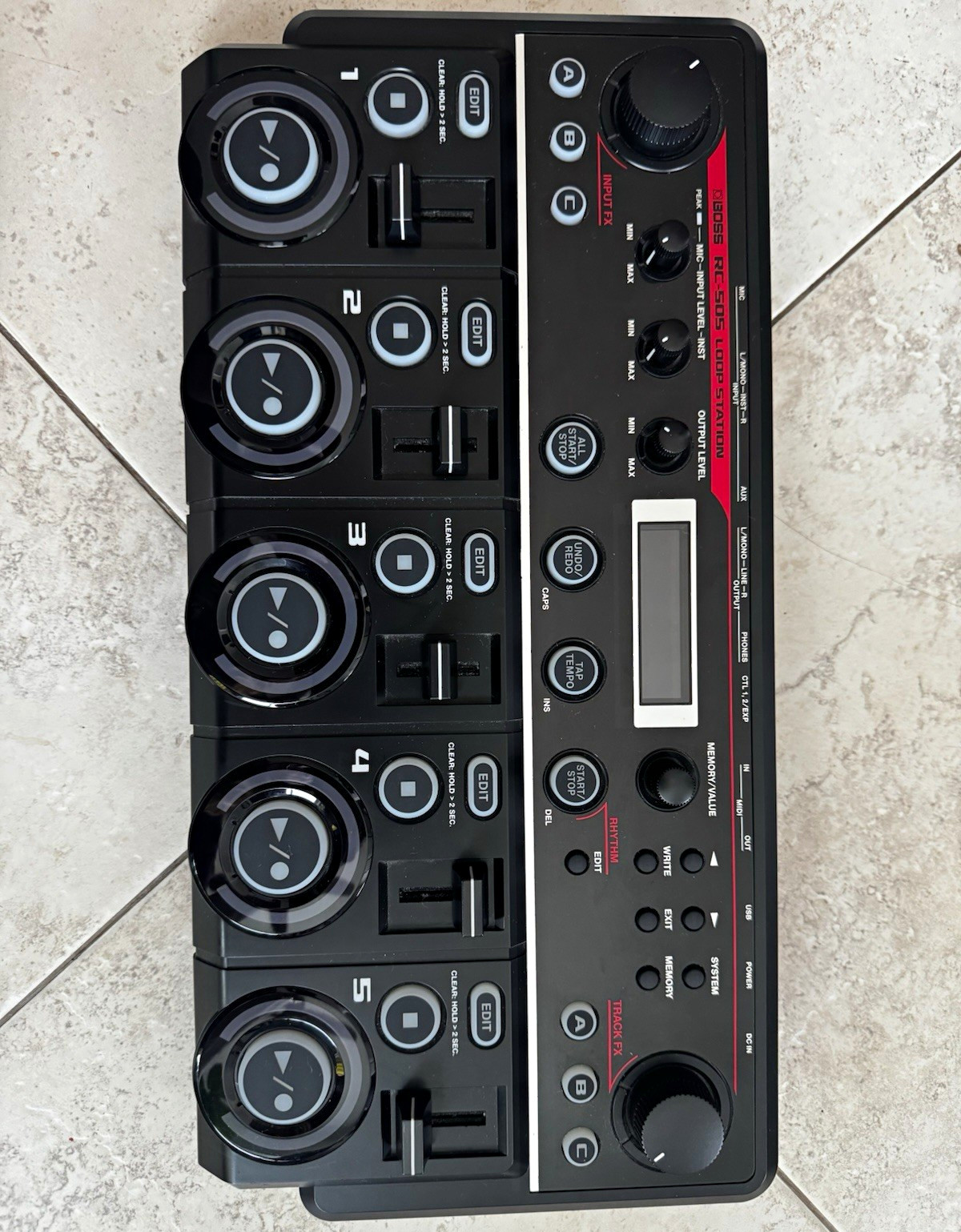 BOSS RC-505 Loop Station Tabletop Multi-Track Looper (Unit & Power Cable Only)