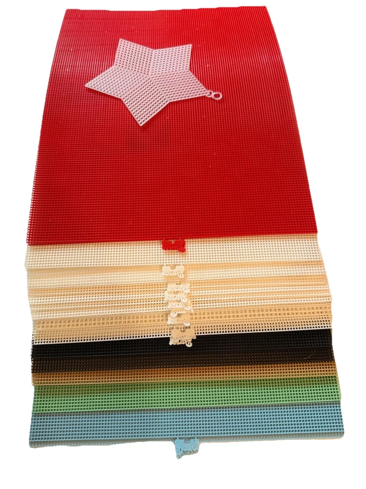 Darice Plastic Canvas Assorted Colors Mesh Sheets 24 Pieces 13.5 X 10.5 - Image 2 of 4