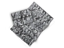 Vintage Silver Screen Stars 24"x36" Hollywood Gift Wrap Pack of 9 Folded Sheets