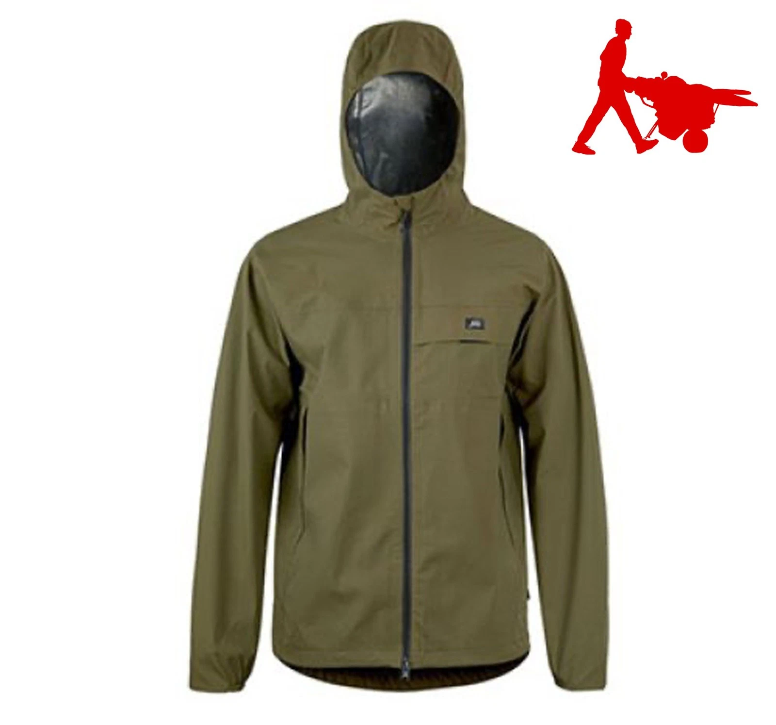 FORTIS | TRAIL OLIVE WATERPROOF JACKET - CARP FISHING COAT *FAST FREE POST*