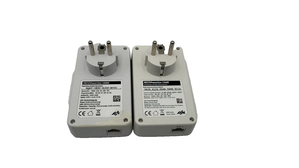 AVM FRITZ! Powerline Set - 1000E + 1240E - LAN/WLAN - gebraucht - Bild 2 von 4