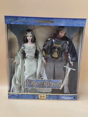 Mattel Lord of the Rings Arwen Aragorn Return of the King Barbie