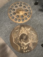 Sabian 16  AA Sick Hi-Hats Pair. Very Rare Size Mint condition 