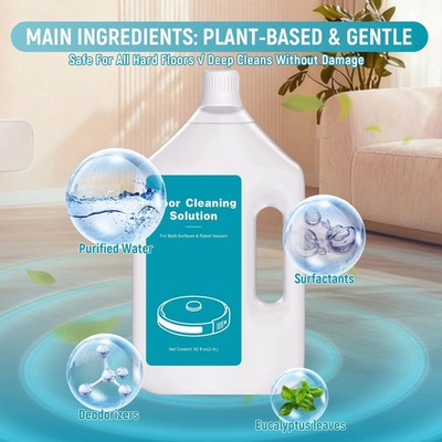 Floor Cleaning Solution Original Scented 82 FL OZ 2.4 L Compatible with Dreame
