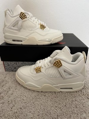 Nike Air Jordan 4 Metallic Gold AJ4 Metallic Gold AQ9129-170 Size