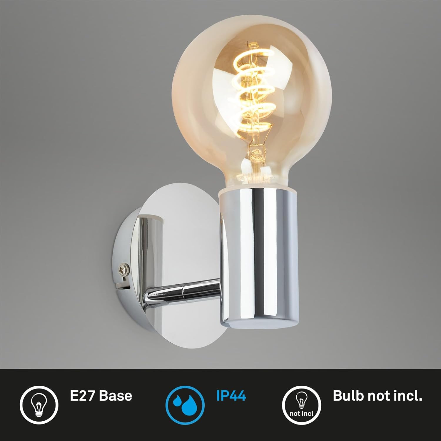 Lampada LED Bagno Economica IP44 - Applique Parete Interna Offerta - 2