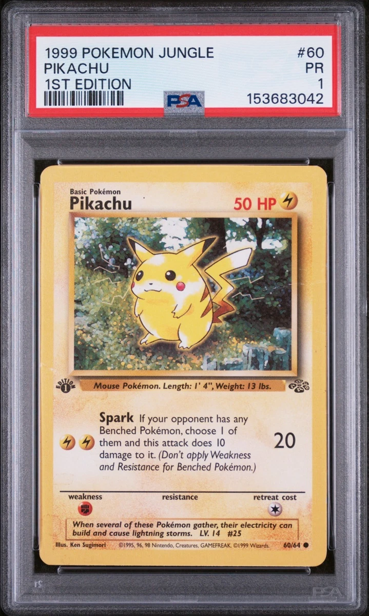 Pikachu Pokémon TCG Professional Sports Authenticator (PSA