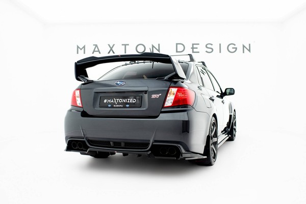 Maxton Design Heckspoiler Lippe Passend FüR Subaru Impreza WRX STI Mk3 FL Schwar-image