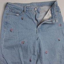 Old Navy OG Loose High Rise Floral Embroidere...