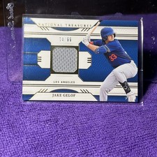2024 Panini National Treasures Game Gear Swatches /99 Jake Gelof #GGS-JG