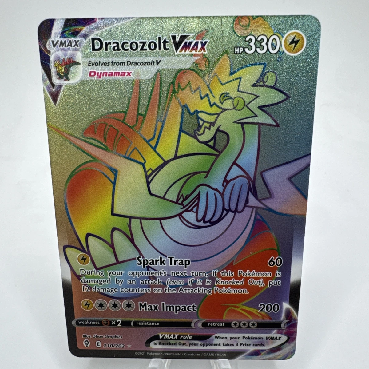 dracozolt pokemon card value V - 058/203 Ultra Rare this Pokmons Amping Up attack does 90 more damage (before applying Weakness and Resistance) Dracozolt VMAX Pokmon TCG Cards