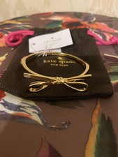Kate Spade New York Gold Plated Ribbon/bow Bangle New