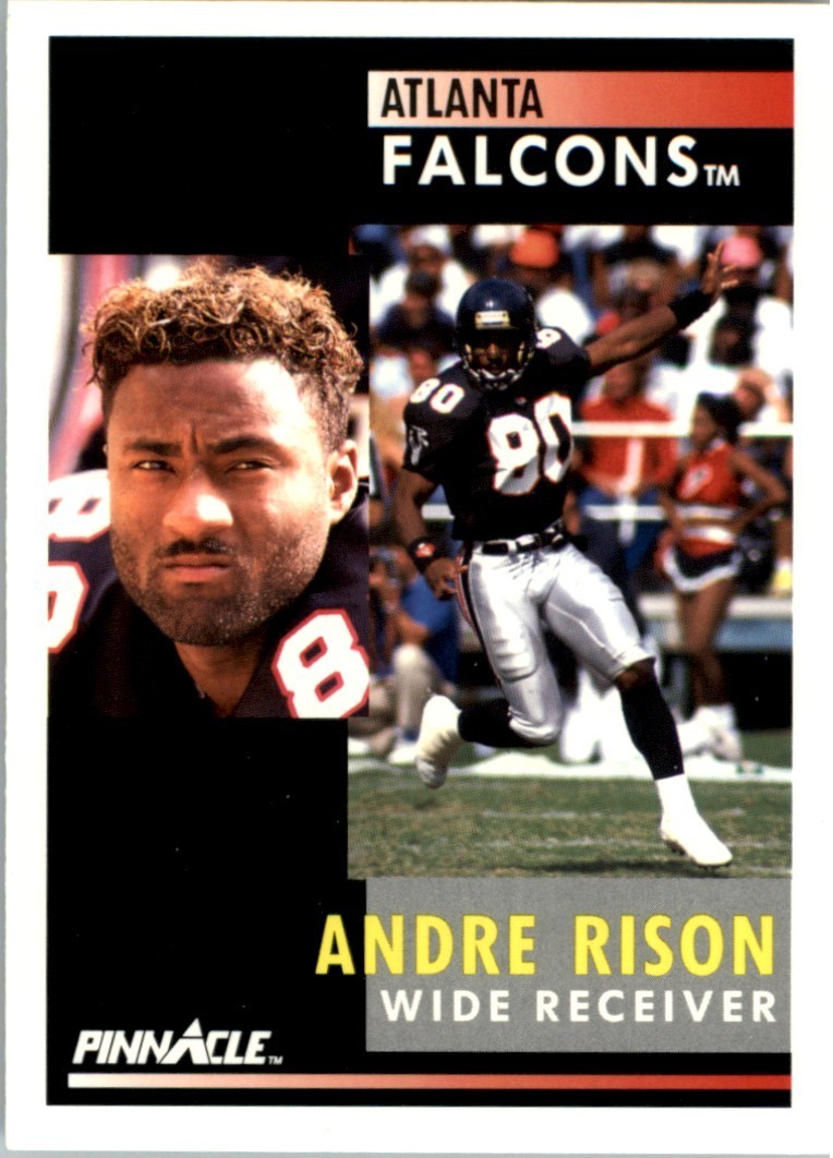 Andre Rison 1991 Pinnacle #45 Atlanta Falcons NFL Football Card