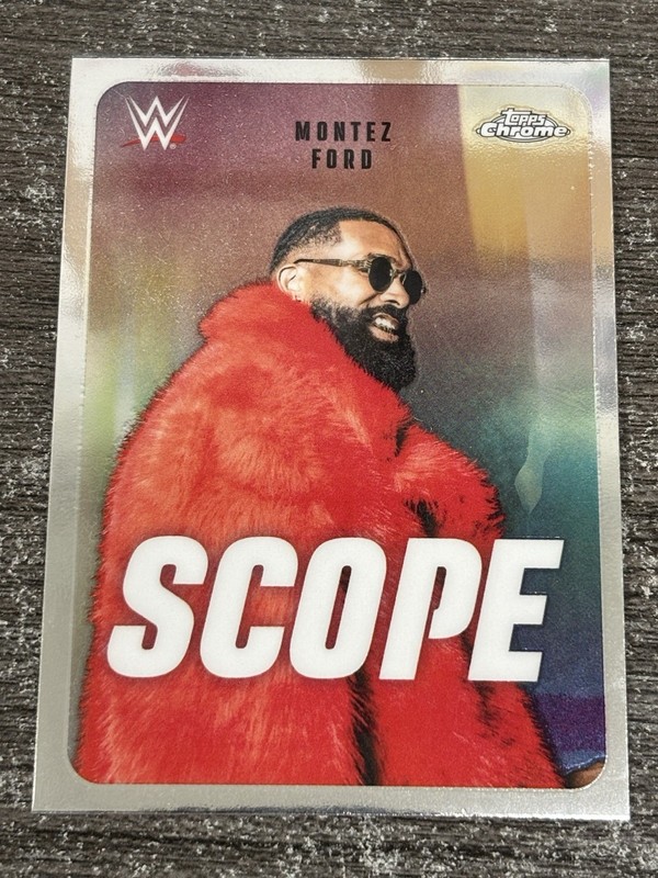 Montez Ford 2026 Topps Chrome WWE Scope SCO-25
