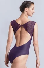 Ballet Rosa Dauphine Leotard w Lace Back, NWT Size 38 Small