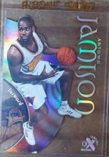 1998-99 Skybox E-X Century - Antawn Jamison #87 Rookie Card . rookie card picture