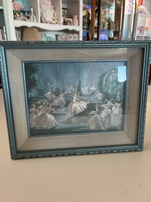 Framed & Matted Ballerina Dance Art Print, Landscape, Single Piece