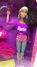 Mattel AA Black Barbie Rewind 80's Edition Doll  Workin' Out Doll  NRFB Christie