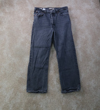 Levi's Premium Ribcage Straight ankle Jeans Womens 31 Denim Button fly