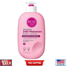 Eos Shea Better Body Lotion - Pomegranate Raspberry, for Dry Skin, 16 fl oz