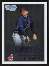 2010 BOWMAN CHROME T.J. MCFARLAND BCP181 MINT 1ST RC AUTOGRAPH CLEVELAND INDIANS