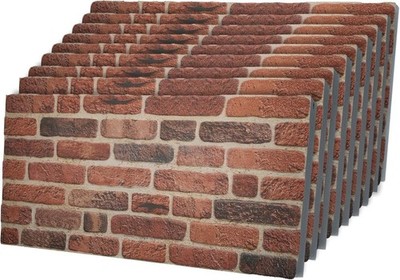 3D Faux Brick Wall Panels   Styrofoam Cladding for Interior & Exterior-9 Pics