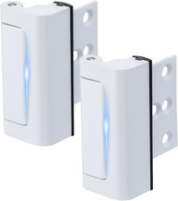 2 Pack Home Security Door Lock,Childproof Door Reinforcement Lock,with 3" Stop W
