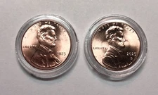 2025 P & D Lincoln Cent (2) Coins In Case Stocking Stuffer Free Shipping
