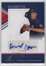 2018 USA Baseball Stars & Stripes Jerseys Blue Ink Daniel Corona Jr Auto 11ym