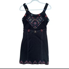 Free People Song of the South Cutout Boho Dress NWT Size Medium Embroidered