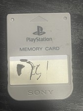 Sony PlayStation OEM Official 1 PS1 PSX Memory Card SCPH-1020 - GRAY