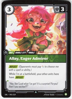 Allay, Eager Admirer Uncommon Unleashed 041/219 NM