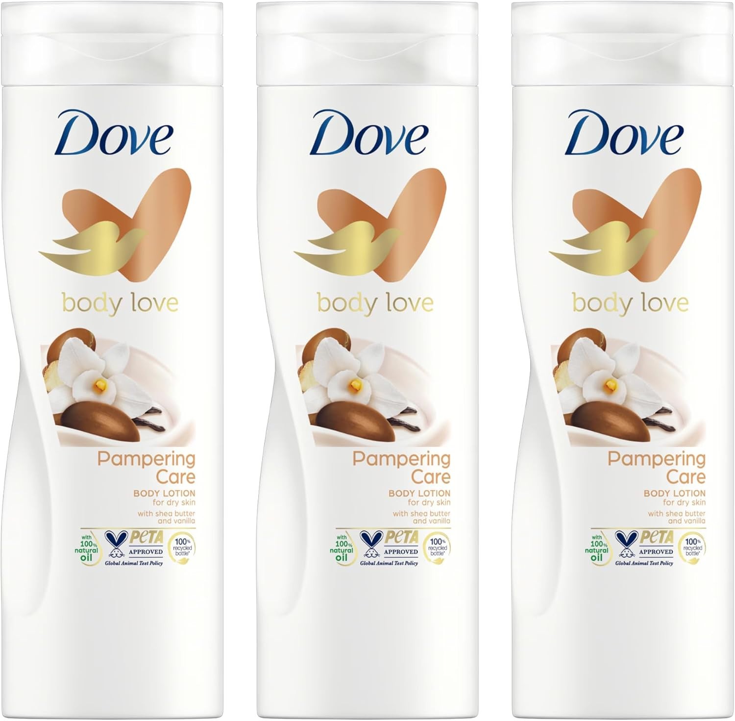 6 x Dove Body Lotion Pampering Care With Shea Butter & Vanilla 250ml DAILY USE - Image 14