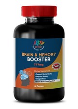 Brain  Memory Booster Supplement, Supports and Maintains Memory  1 Bottle,60 