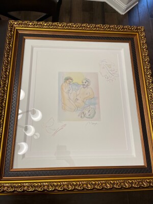 PETER MAX - Homage to Picasso I (Flying Angel/Profile)