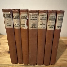The Works Of E. Phillips Oppenheim Book Set 7 books. 1903-1917. Vintage. Lot
