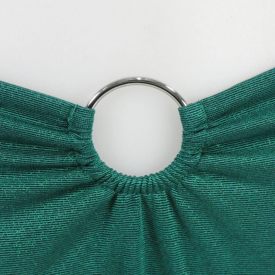 Conjunto de bikini verde Calzedonia con aros parte superior copa DD 10 anillo en tórico parte inferior Reino Unido 12 Foto 4 de 4