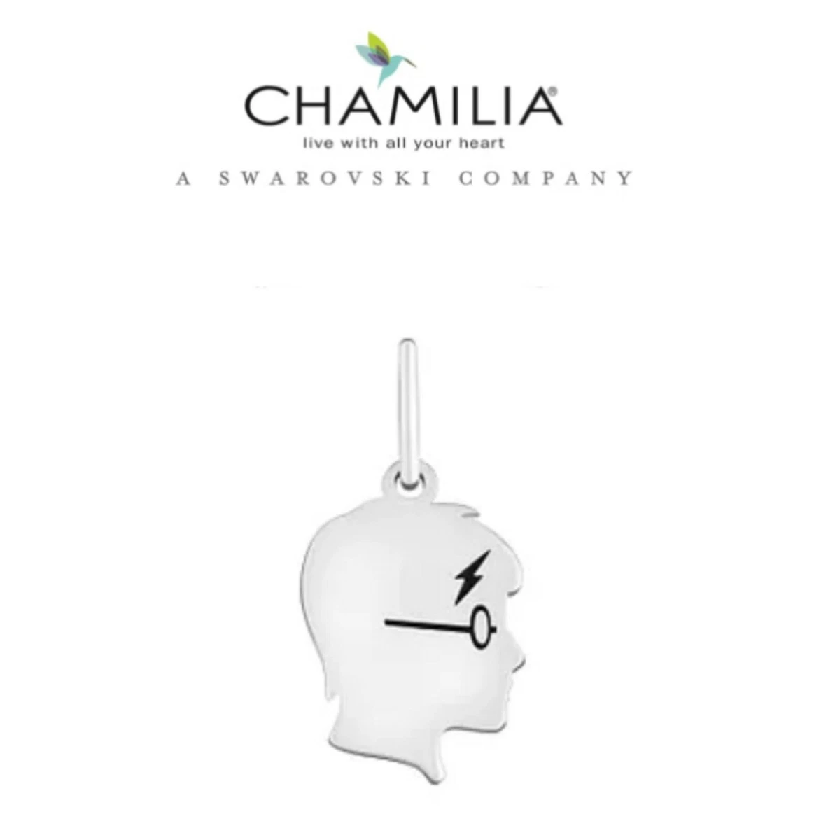 Brand New Genuine Chamilia 925 silver HARRY POTTER Face Silhouette CHARM
