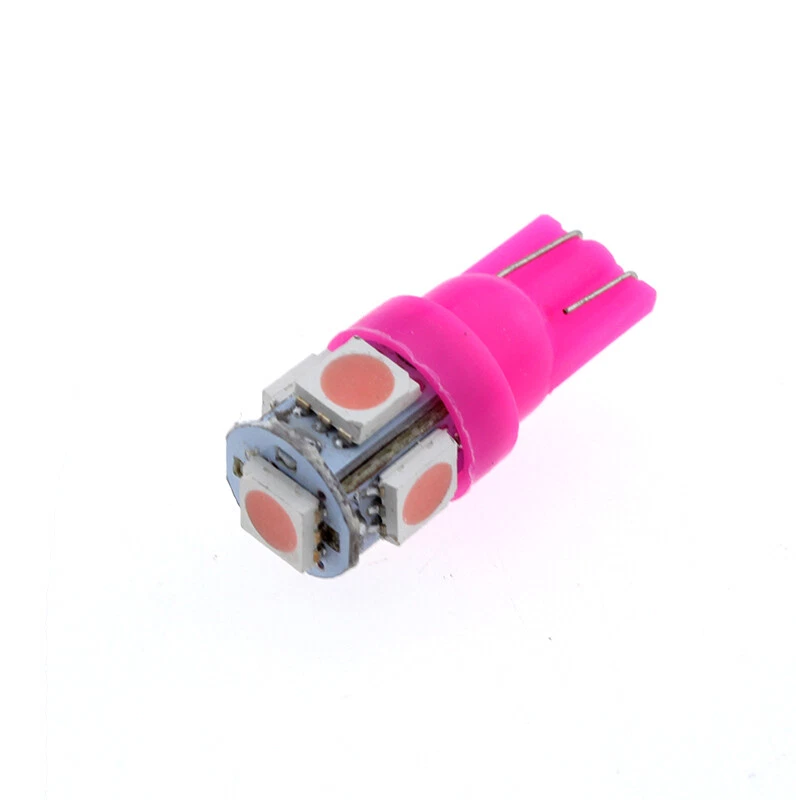 5X Luz marcadora de cabina de techo T10 5-5050-SMD rosa/púrpura bombillas LED para Ford 1980-2016 Foto 2 de 4