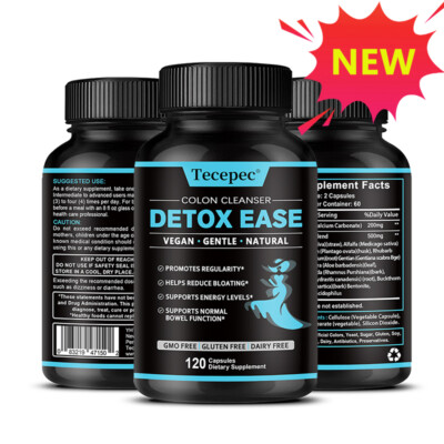 Colon Cleanser Detox&Weight Loss Natural Effective&Powerful Cleanse Vegan Caps