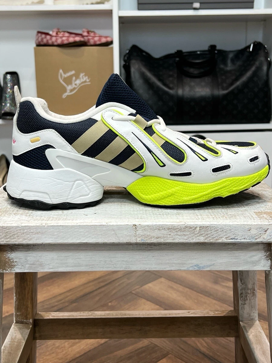 Adidas originals eqt gazelle top trainers in white and silver
