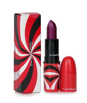 MAC Hypnotizing Holiday Frost Lipstick in Berry Tricky - BNIB -   Authentic-LE