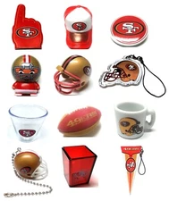 SAN FRANCISCO 49ERS NFL FOOTBALL MINI GUMBALL VENDING NOVELTY COLLECTIBLE U PICK