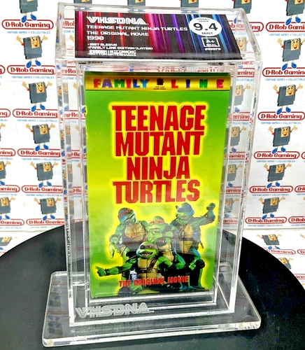 Teenage Mutant Ninja Turtles TMNT Sealed VHS Original Movie 1990 VHSDNA Rewind